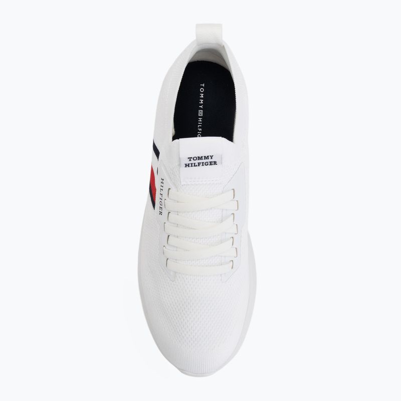 Férfi cipő Tommy Hilfiger Lightweight Knitted Runner white 5