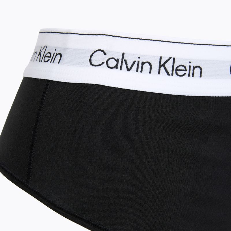 Női bugyi Calvin Klein LV00QF8283 Thong black 3