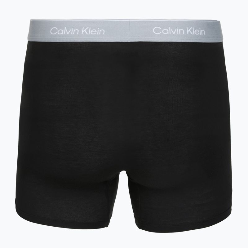 Boxeralsó Calvin Klein LV00NB4394 Brief 3 pairs black with/darkest spruce wb/black w 3