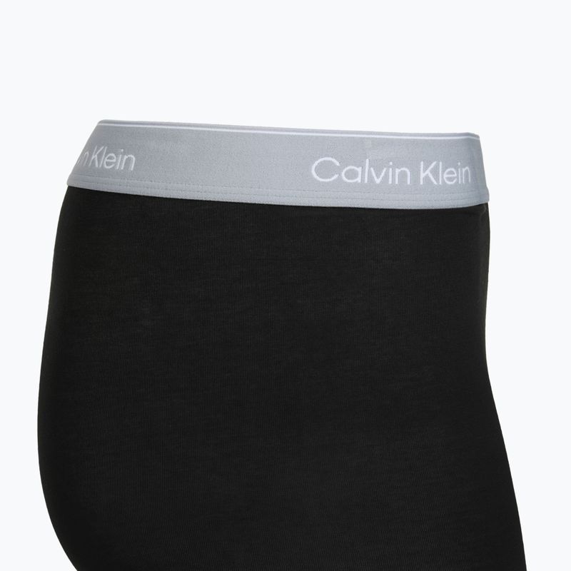 Boxeralsó Calvin Klein LV00NB4394 Brief 3 pairs black with/darkest spruce wb/black w 4