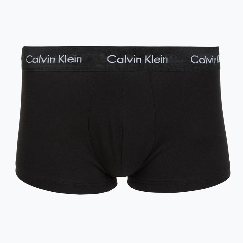 Boxeralsó Calvin Klein LV00NB4412 Low Rise Trunk 5 pairs black in plume wb/black in misty sage wb 6