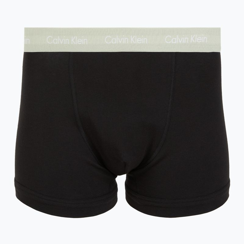 Férfi boxeralsó Calvin Klein 0000U2662G Trunk 3 pairs black in plume wb/black in misty sag 3