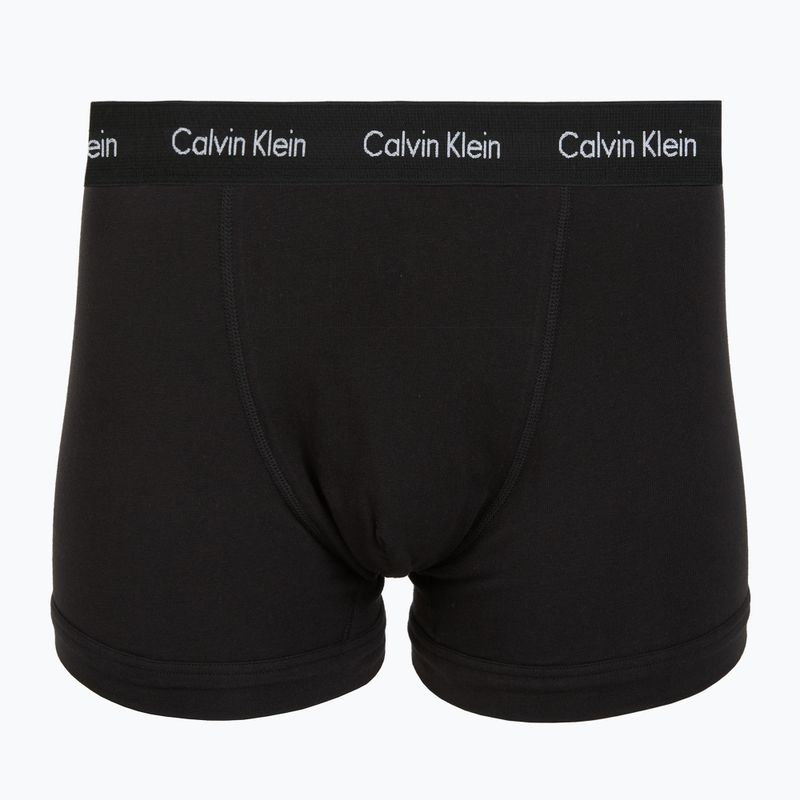Férfi boxeralsó Calvin Klein 0000U2662G Trunk 3 pairs black in plume wb/black in misty sag 4