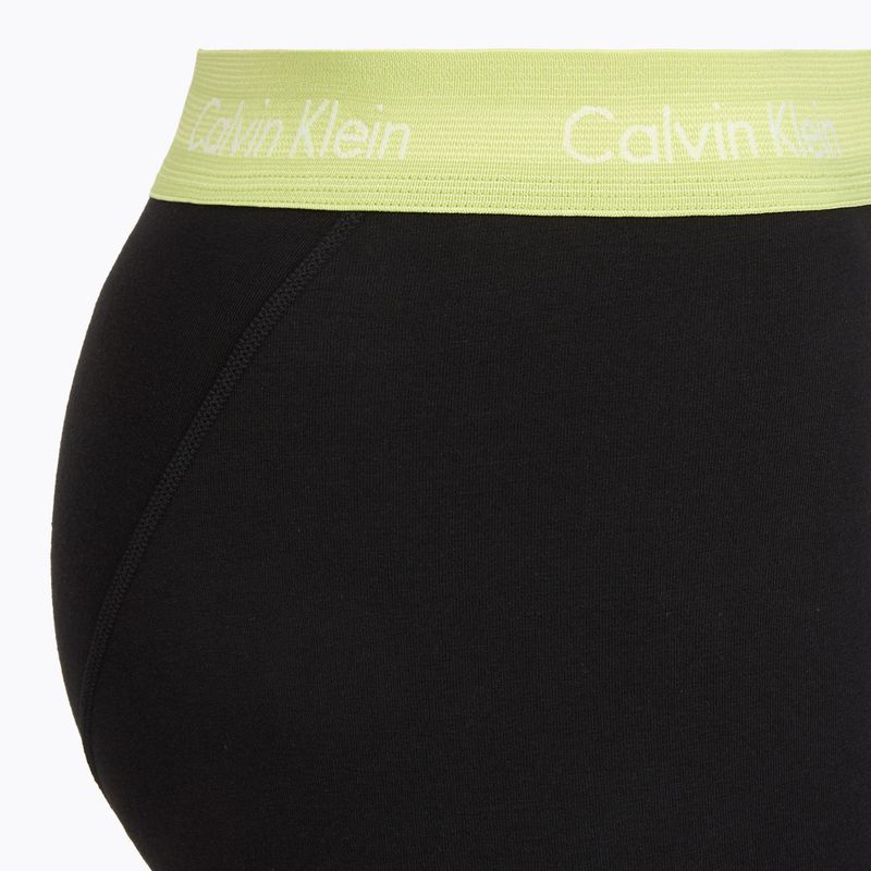 Férfi boxeralsó Calvin Klein 0000U2662G Trunk 3 pairs black in green bloom wb/black in da 4