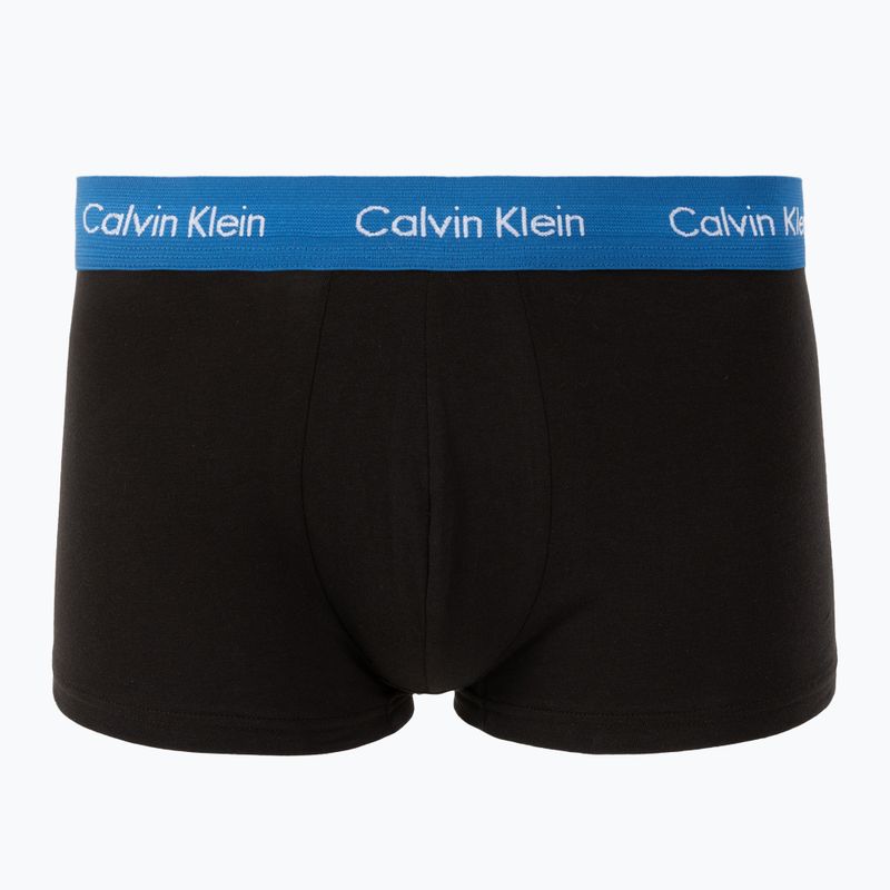 Boxeralsó Calvin Klein 0000U2664G Low Rise Trunk 3 pairs black/classic blue/black 2