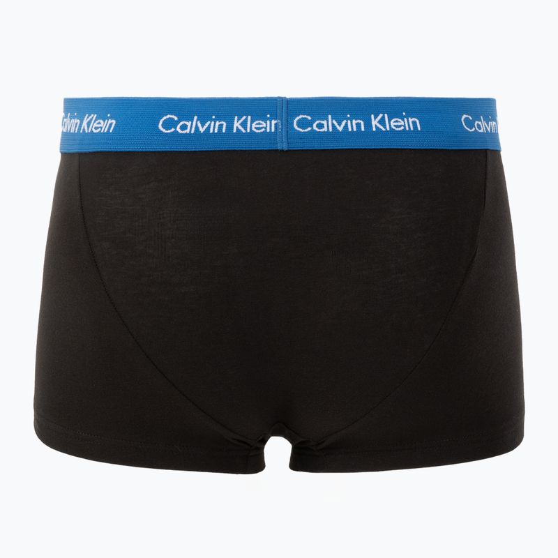 Boxeralsó Calvin Klein 0000U2664G Low Rise Trunk 3 pairs black/classic blue/black 3