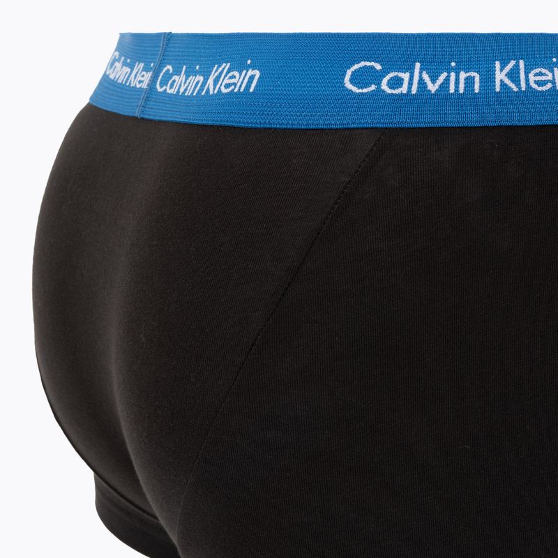 Boxeralsó Calvin Klein 0000U2664G Low Rise Trunk 3 pairs black/classic blue/black 4