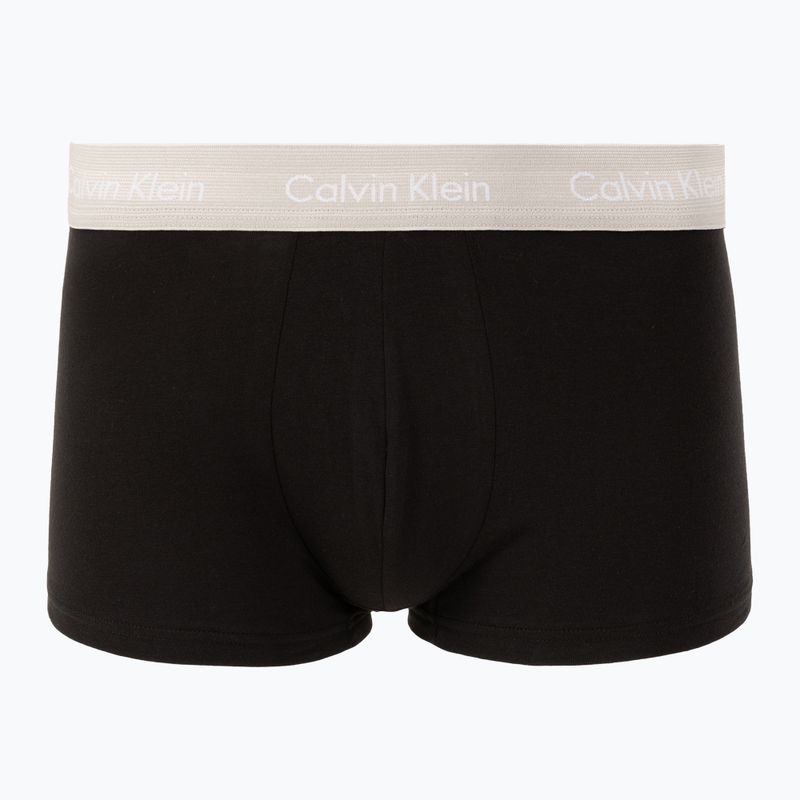 Boxeralsó Calvin Klein 0000U2664G Low Rise Trunk 3 pairs black/classic blue/black 5