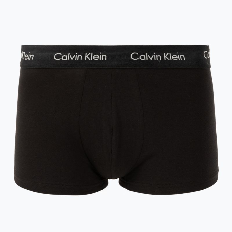 Boxeralsó Calvin Klein 0000U2664G Low Rise Trunk 3 pairs black/classic blue/black 6