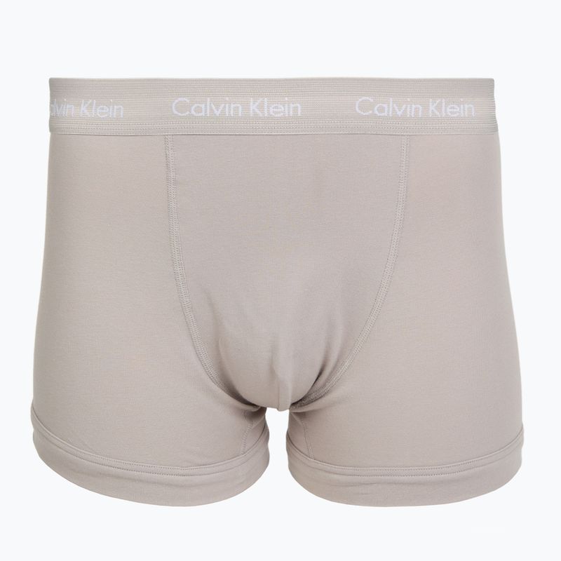 Férfi boxeralsó Calvin Klein 0000U2662G Trunk 3 pairs classic blue/porpoise/black 2