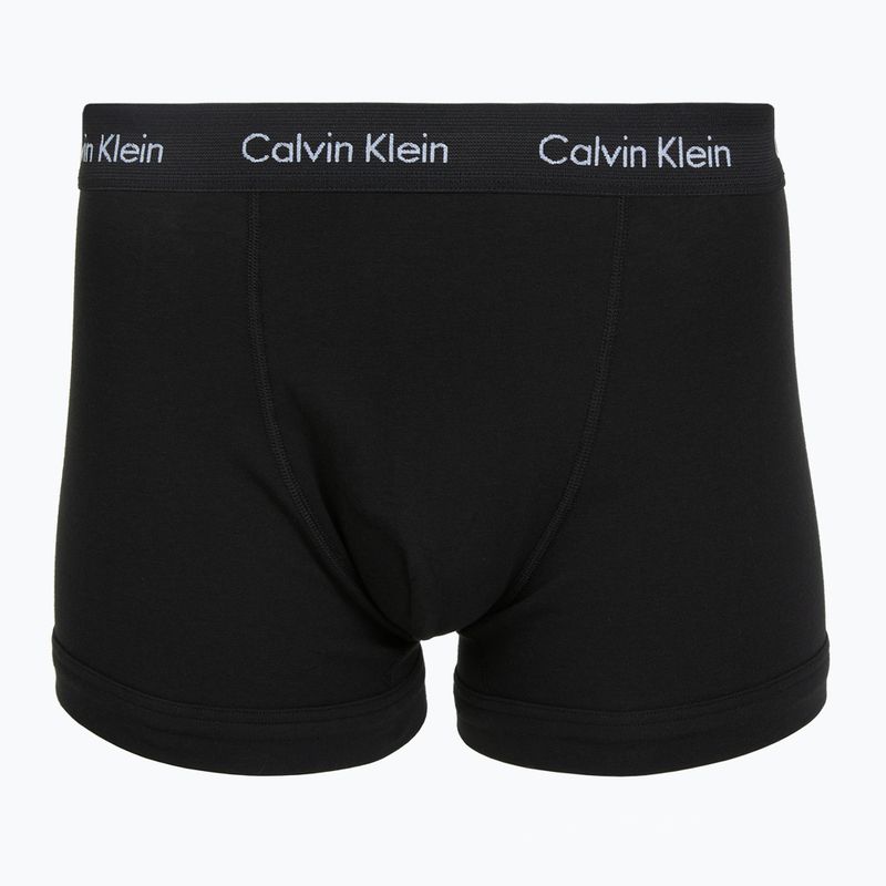 Férfi boxeralsó Calvin Klein 0000U2662G Trunk 3 pairs classic blue/porpoise/black 4