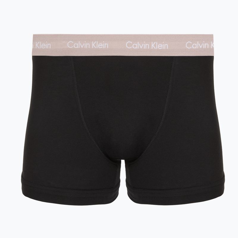 Férfi boxeralsó Calvin Klein 0000U2662G Trunk 3 pairs black in green bloom wb/black in da 2