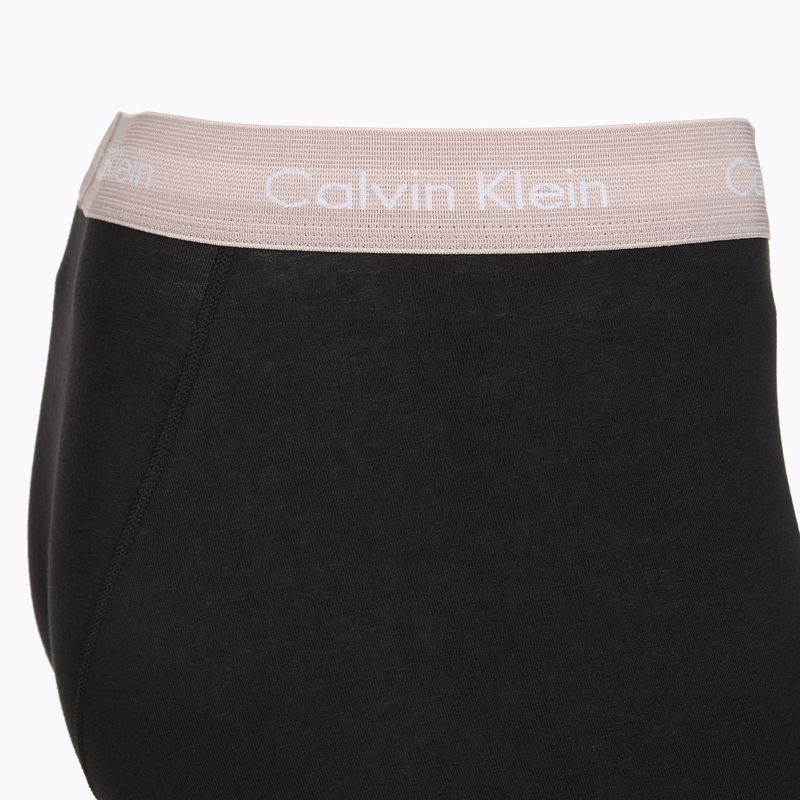 Férfi boxeralsó Calvin Klein 0000U2662G Trunk 3 pairs black in green bloom wb/black in da 6