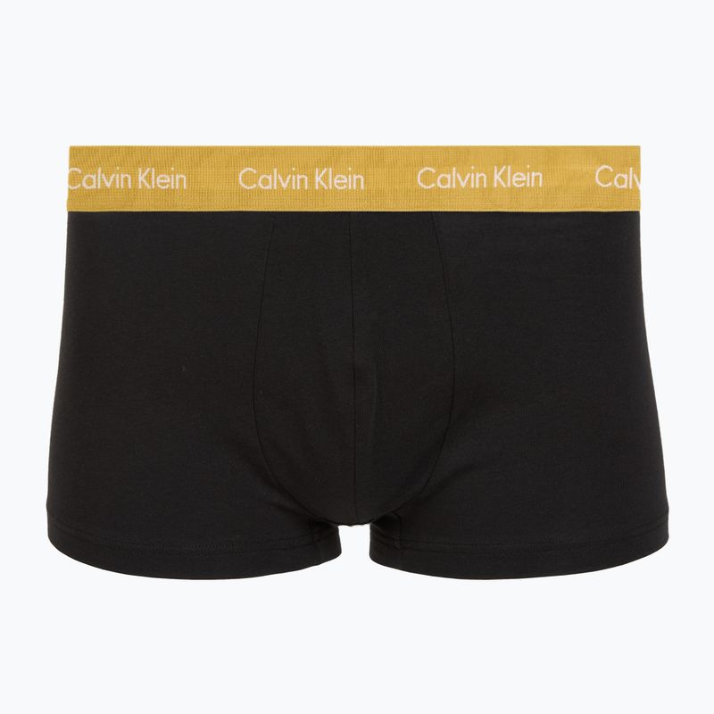 Boxeralsó Calvin Klein LV00NB4412 Low Rise Trunk 5 pairs of black bodies with driftwood/moonlight 3