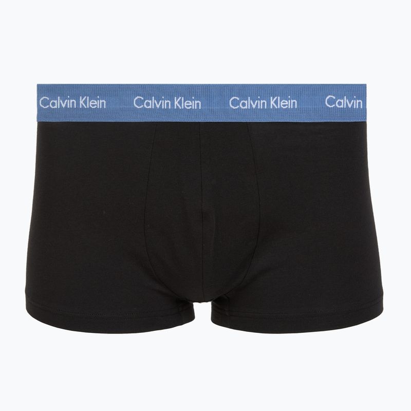 Boxeralsó Calvin Klein LV00NB4412 Low Rise Trunk 5 pairs of black bodies with driftwood/moonlight 4
