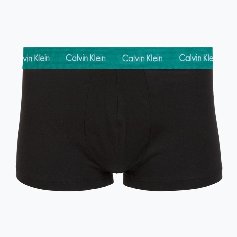 Boxeralsó Calvin Klein LV00NB4412 Low Rise Trunk 5 pairs of black bodies with driftwood/moonlight 5