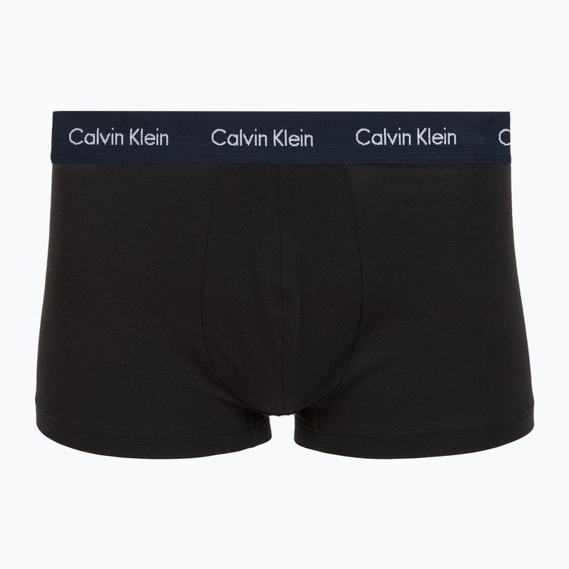 Boxeralsó Calvin Klein LV00NB4412 Low Rise Trunk 5 pairs of black bodies with driftwood/moonlight 6