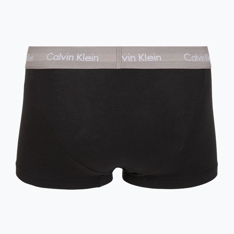 Boxeralsó Calvin Klein LV00NB4412 Low Rise Trunk 5 pairs of black bodies with driftwood/moonlight 7