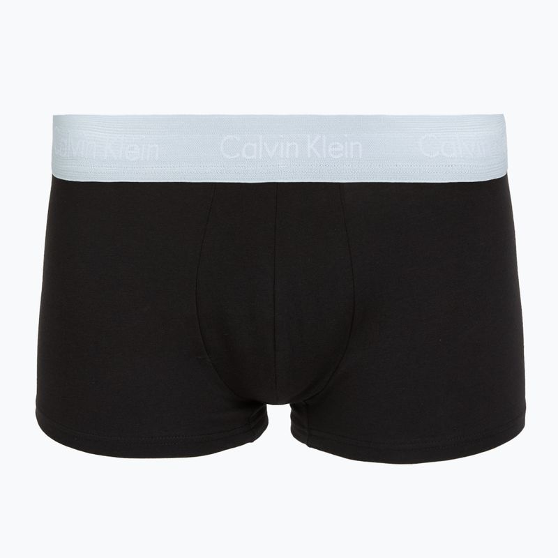 Boxeralsó Calvin Klein LV00NB4412 Low Rise Trunk 5 pairs black in green bloom wb/black in dazzlin 2