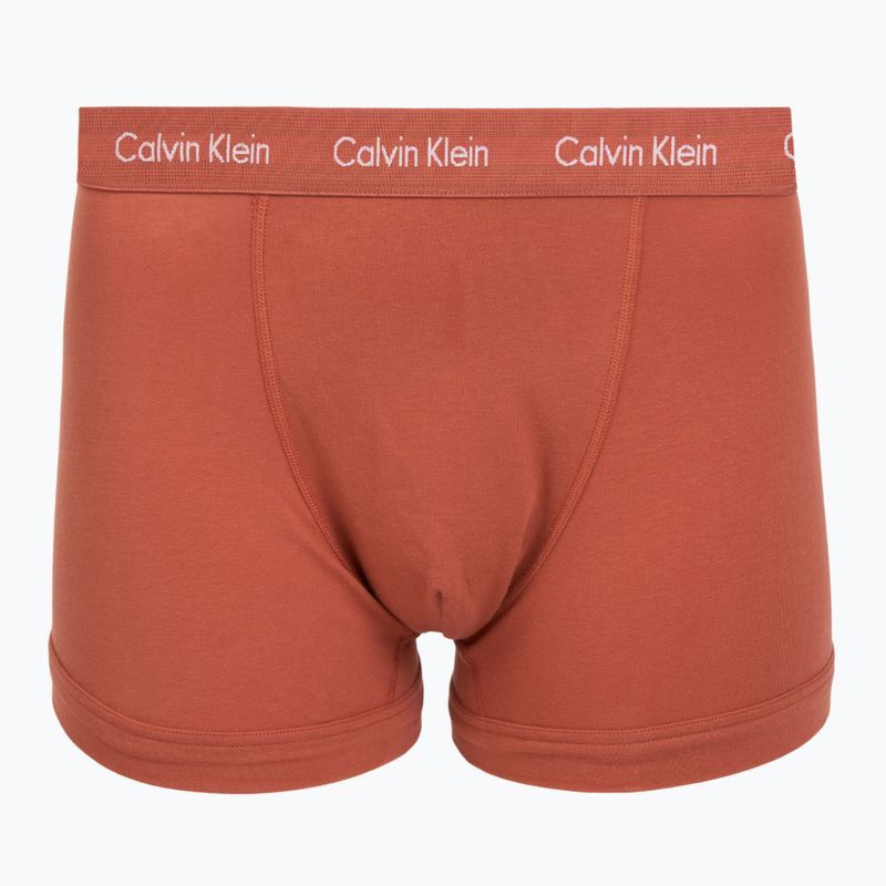 Férfi boxeralsó Calvin Klein 0000U2662G Trunk 3 pairs sodalite blue/redwood/white pepper 6