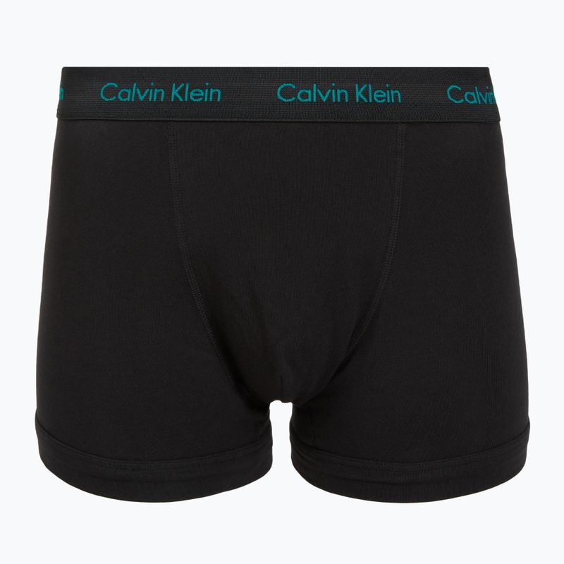 Férfi boxeralsó Calvin Klein 0000U2662G Trunk 3 pairs of black bodies and wbs with driftwood 2