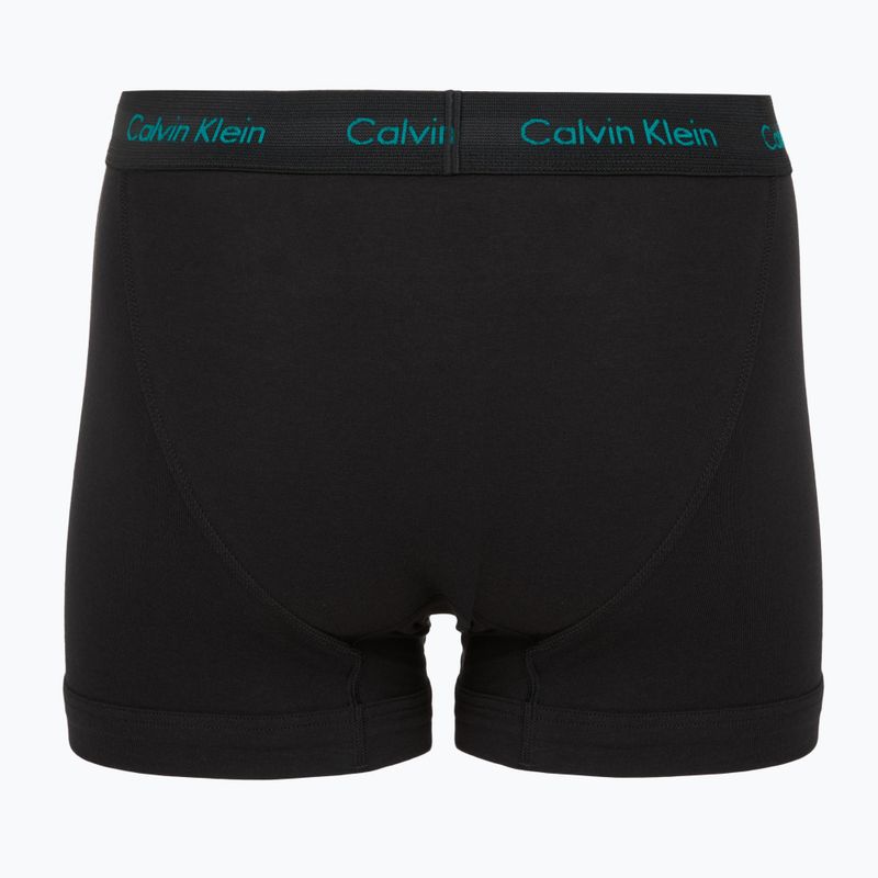 Férfi boxeralsó Calvin Klein 0000U2662G Trunk 3 pairs of black bodies and wbs with driftwood 3