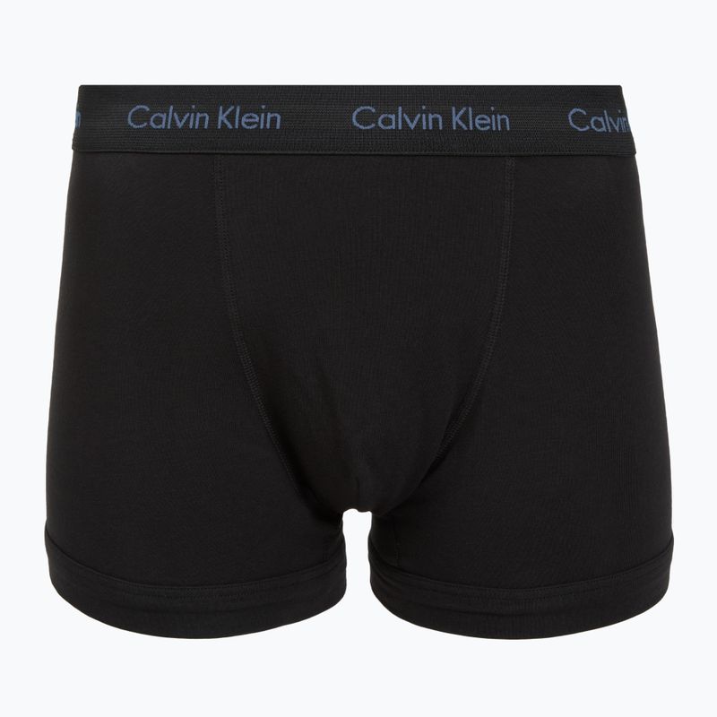Férfi boxeralsó Calvin Klein 0000U2662G Trunk 3 pairs of black bodies and wbs with driftwood 6