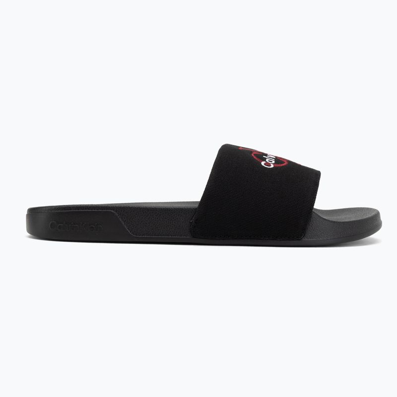 Férfi papucsok Calvin Klein YM0YM01393 Ess black/rhubarb 2