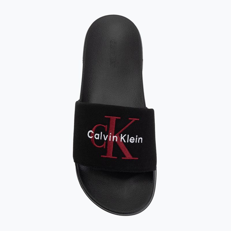Férfi papucsok Calvin Klein YM0YM01393 Ess black/rhubarb 5