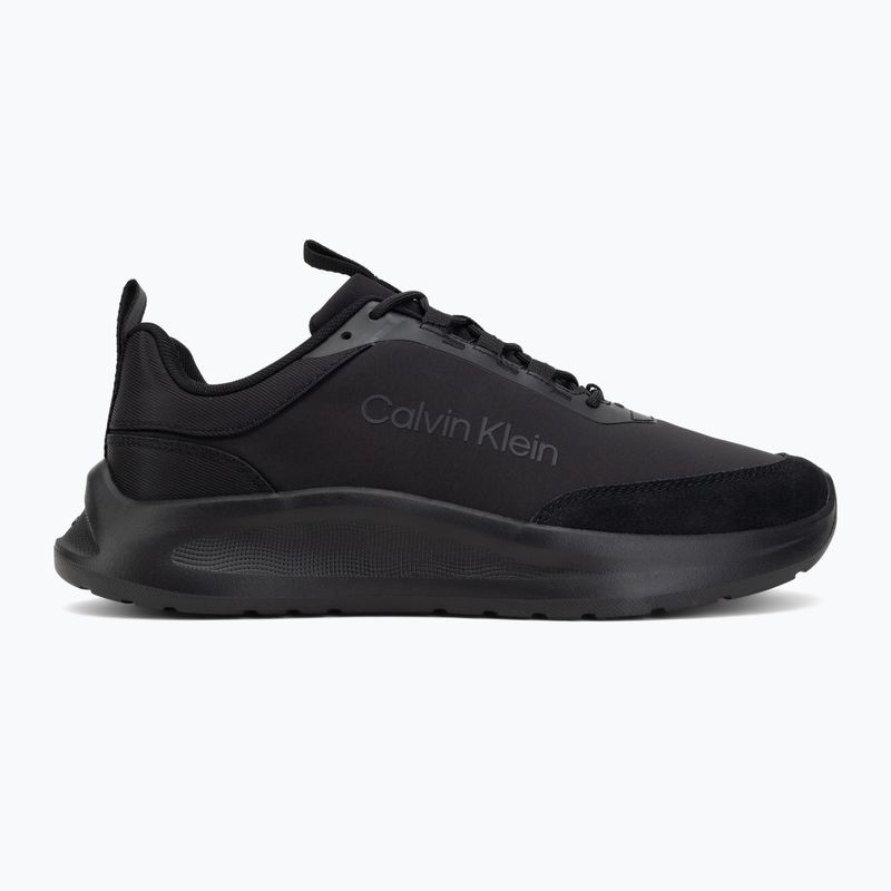 Férfi cipők Calvin Klein HM0HM02342 Light Eva Runn Essential Laceup Nylon Suede triple black 2
