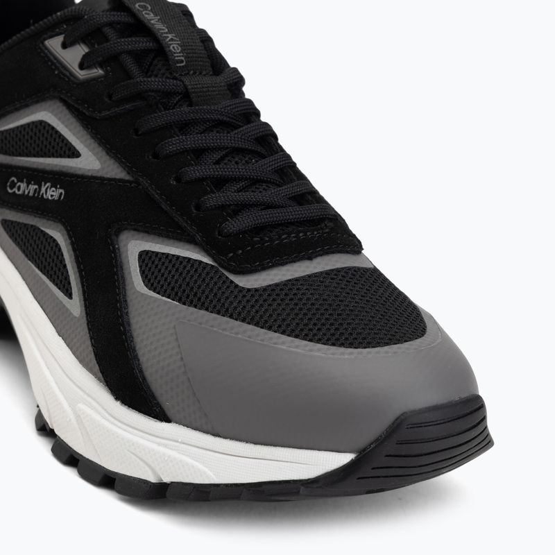 Férfi cipők Calvin Klein HM0HM02220 Hike Runner Stripe Mix Nylon Suede black/granite road 7