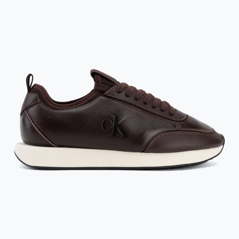 Női cipők Calvin Klein HW0HW03118 Retro Runner Sock PANL Leather Neo bordeaux 2