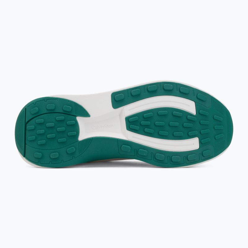 Férfi cipők Calvin Klein Volumax Chunky Runner Trainers HM0HM02224 white/marshmallow/street green 4