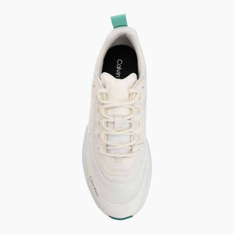 Férfi cipők Calvin Klein Volumax Chunky Runner Trainers HM0HM02224 white/marshmallow/street green 5