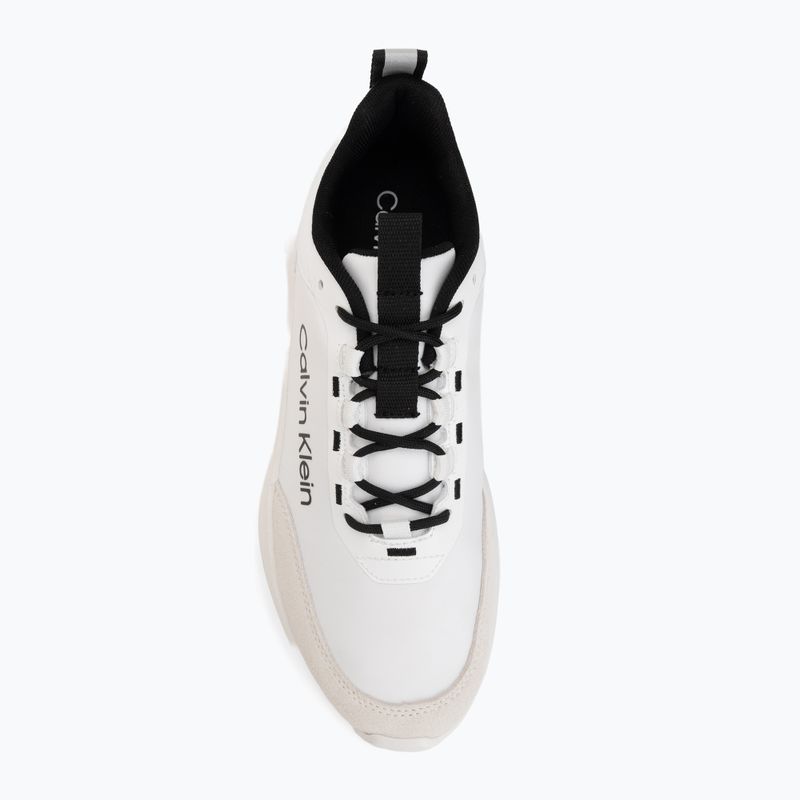 Női cipők Calvin Klein HW0HW03293 Light Eva Run Essential LAC Nylon Suede bright white/black 5