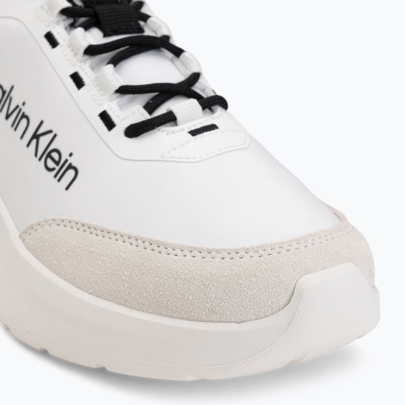 Női cipők Calvin Klein HW0HW03293 Light Eva Run Essential LAC Nylon Suede bright white/black 7