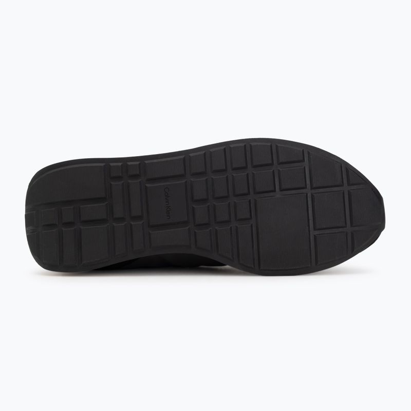 Férfi cipők Calvin Klein HM0HM02212 Retro Runner Bans Leather Suede black/iron gate/amber gold 4