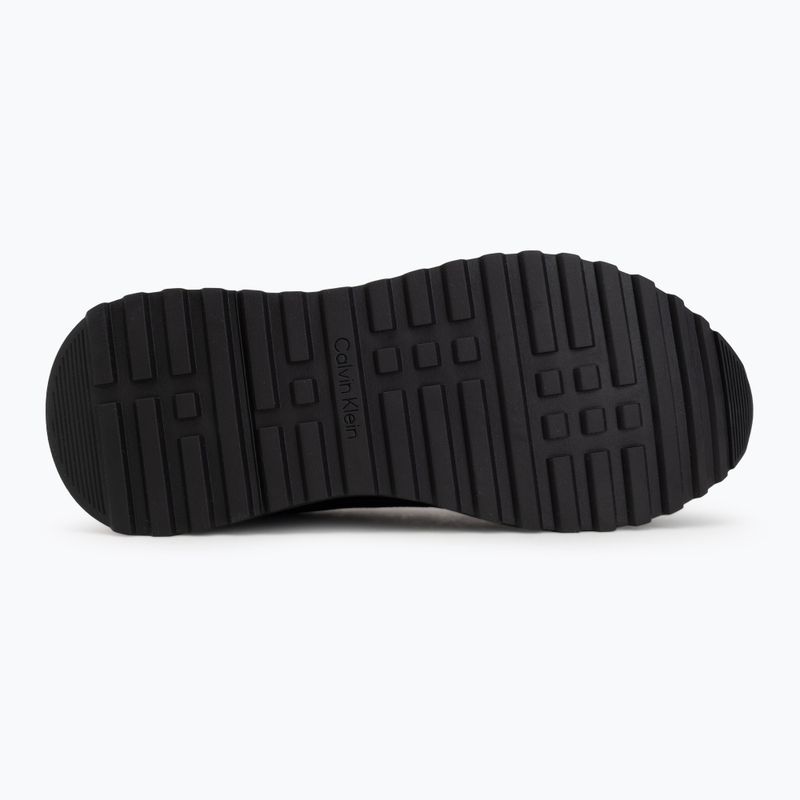 Férfi cipők Calvin Klein HM0HM02215 City Runner Laceup Nylon Recycled Suede triple black 4