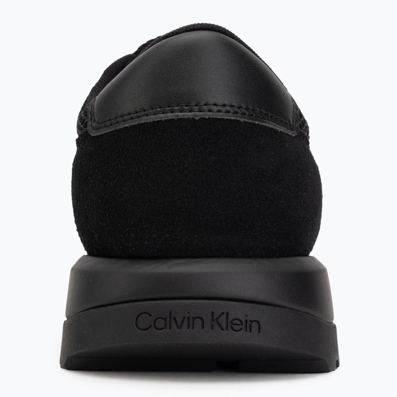 Férfi cipők Calvin Klein HM0HM02215 City Runner Laceup Nylon Recycled Suede triple black 6