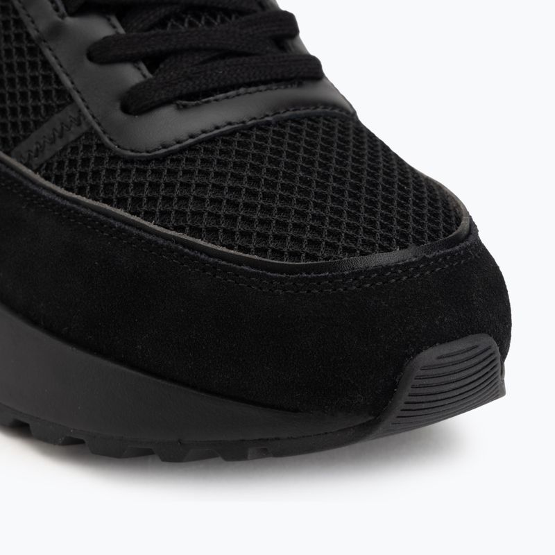 Férfi cipők Calvin Klein HM0HM02215 City Runner Laceup Nylon Recycled Suede triple black 7