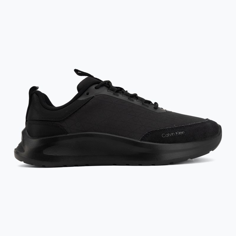 Férfi cipők Calvin Klein HM0HM02343 Light Eva Runn Laceup AOP triple black 2