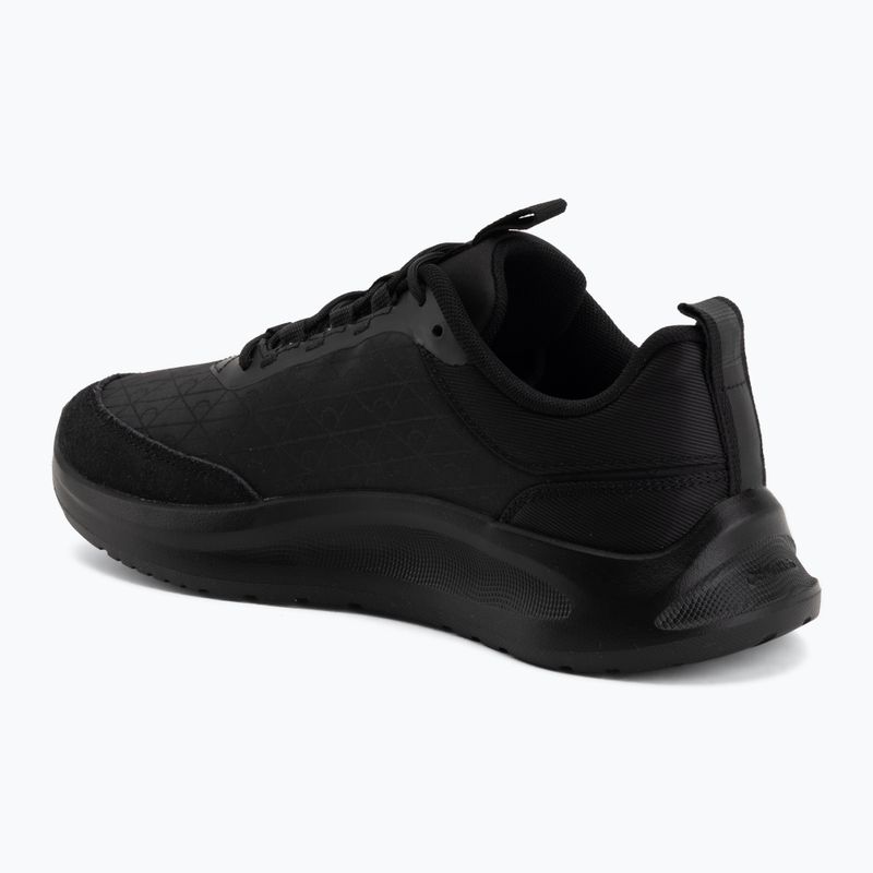 Férfi cipők Calvin Klein HM0HM02343 Light Eva Runn Laceup AOP triple black 3
