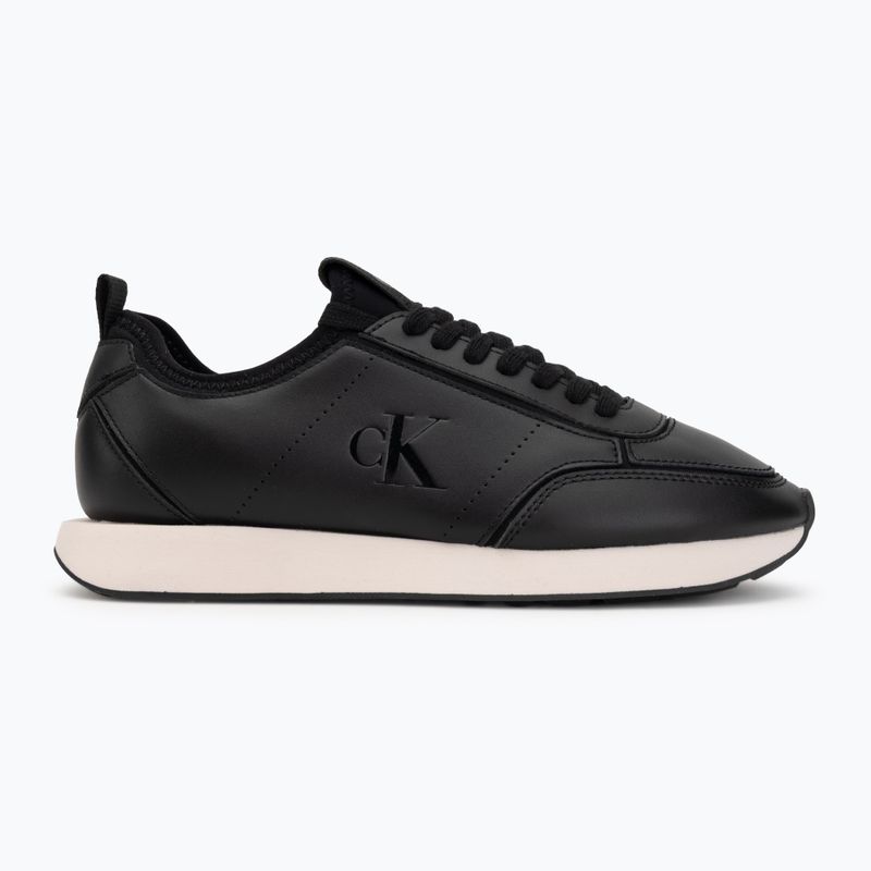Női cipők Calvin Klein HW0HW03118 Retro Runner Sock PANL Leather Neo black/crystal grey 2