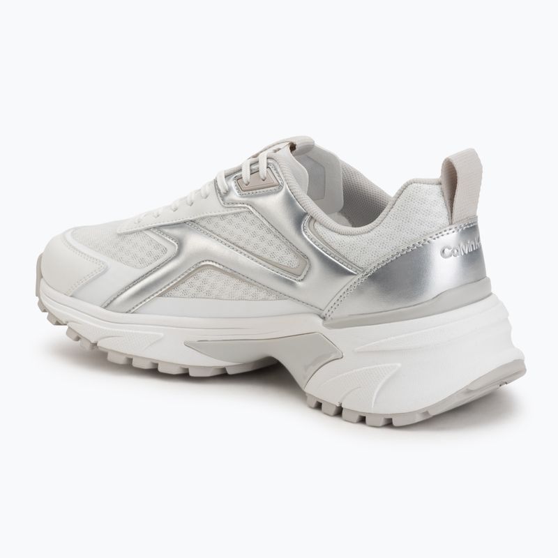 Férfi cipők Calvin Klein HM0HM02341 Hike Runner Stripe Met Mix bright white/silver/light grey 3