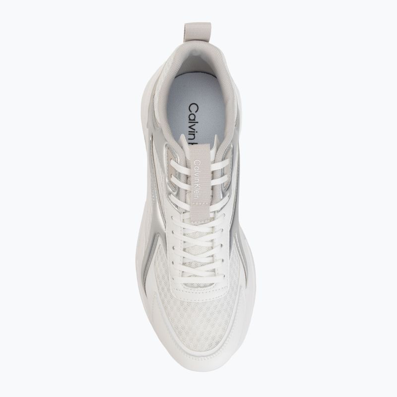 Férfi cipők Calvin Klein HM0HM02341 Hike Runner Stripe Met Mix bright white/silver/light grey 5