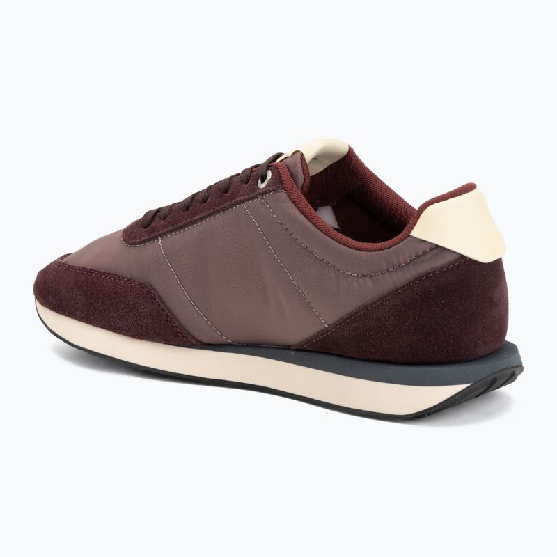 Férfi cipők Calvin Klein YM0YM01361 Retro Runner Ess Mix Mat bordeaux/peppercorn/vanilla 3
