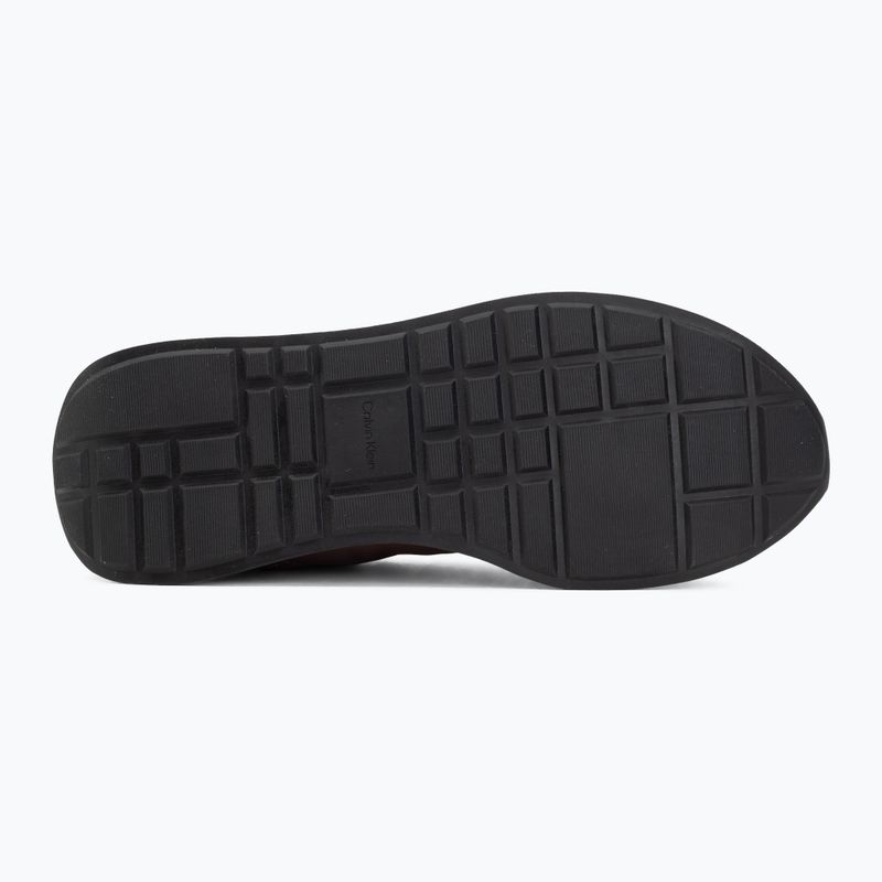 Férfi cipők Calvin Klein YM0YM01361 Retro Runner Ess Mix Mat bordeaux/peppercorn/vanilla 4