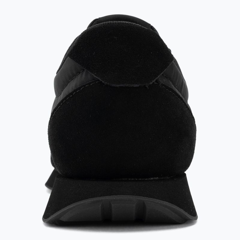 Férfi cipők Calvin Klein HM0HM02212 Retro Runner Bans Leather Suede triple black/adrenaline rush 6