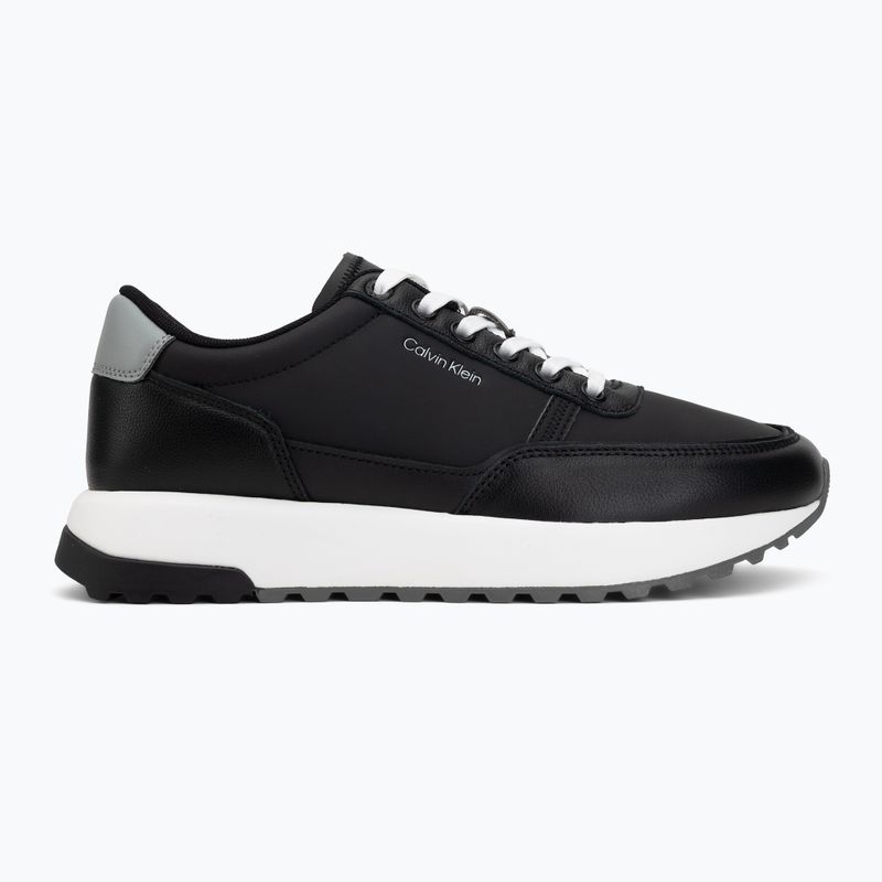 Férfi cipők Calvin Klein HM0HM02214 City Runner Laceup Leather Mix black/granite road 2