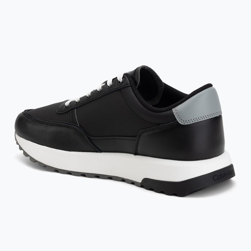 Férfi cipők Calvin Klein HM0HM02214 City Runner Laceup Leather Mix black/granite road 3